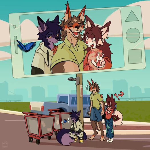 Untitled commission done for @FooeyDoodles on twitter